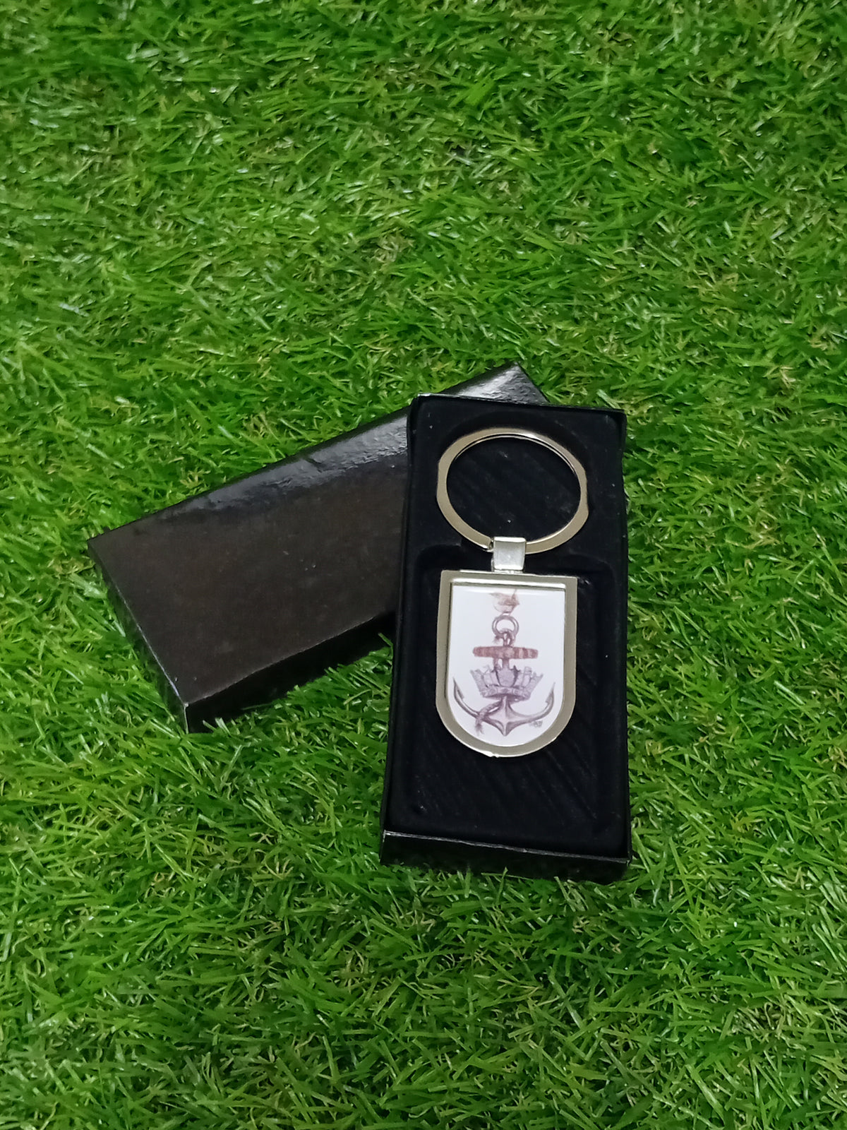 Shield Keyring - WRNS Crest - by Deborah Petty